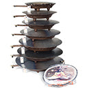 Gas Fladenbäcker Pancacke Oven Crepe Gazli Katmer Yufka Sac Gözleme Ø50-55-60-65-70-75-80cm NEU