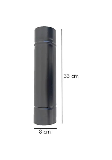 Rauchrohr 130mm Ofenknie Bogen Abgas Warmlufttauscher Kamin Kuzine Boru Matt 70|50|33|25|15|Bogen