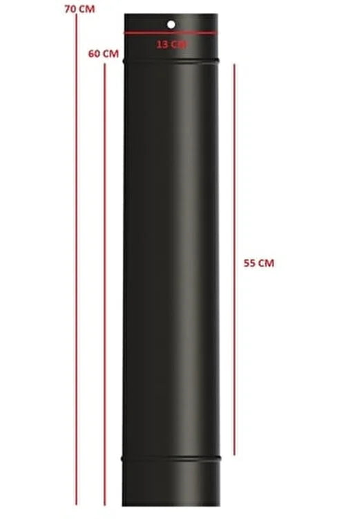 Rauchrohr 130mm Ofenknie Bogen Abgas Warmlufttauscher Kamin Kuzine Boru Matt 70|50|33|25|15|Bogen