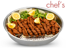 CigKöfte Tepsi Ø35-54cm H6,5-8,5cm Backblech Hackfleisch Platte Antibakteriell