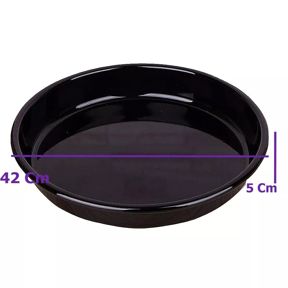 Backblech Ø26-Ø42cm Rundblech Pizzablech Backform Firin Tepsi Antibakteriell Emaille